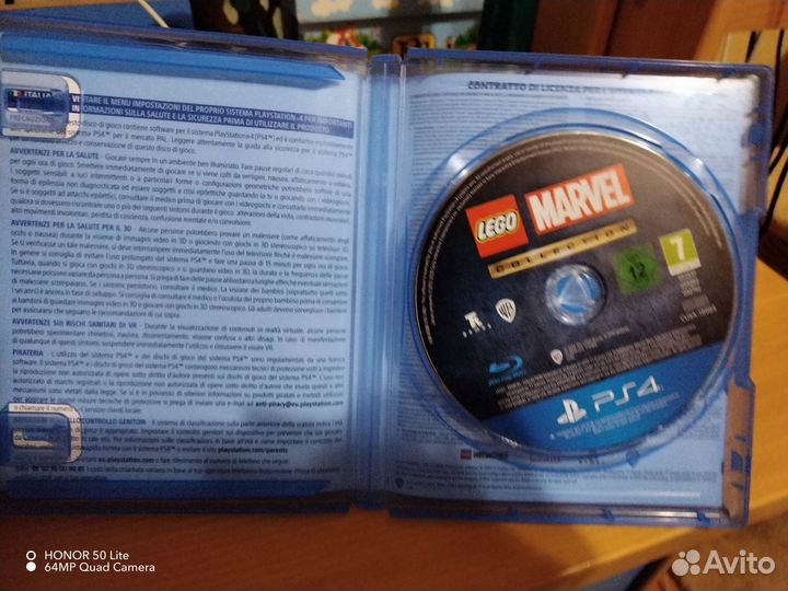 Диски на ps4 lego marvel