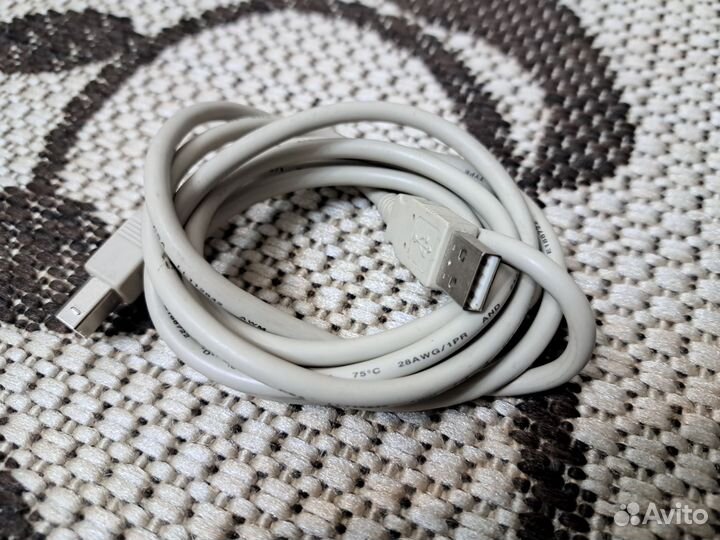 Кабель для принтера Usb-A Usb-B 1,8 метра