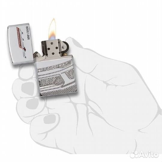 Зажигалка Zippo Armor Camaro 50Th Anniversary