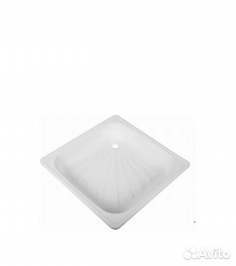 Душевой поддон 90х90 новый стальной