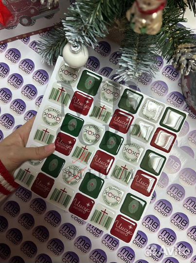 3D стикеры/наклейки со смолой/стикерпаки