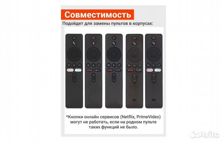 Пульт универсальный для Xiaomi BT-MI01 с голосом