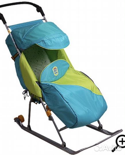 Новые санки-коляска 