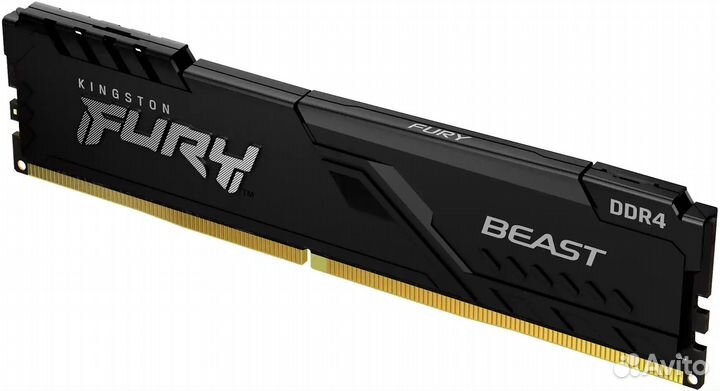 Оперативная память kingston fury DDR4 8GB 3200 MHz