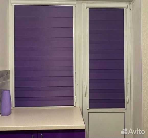 Жалюзи рулонные шторы день ночь от производителя