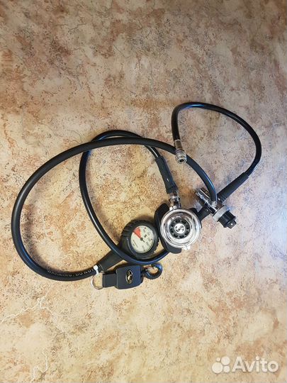 Октопус для дайвинга, регулятор, манометр