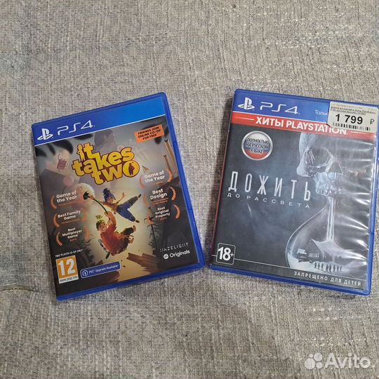 Игры для ps4 It takes two,дожить до рассвета