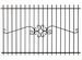 Забор сварной с элементами ковки
