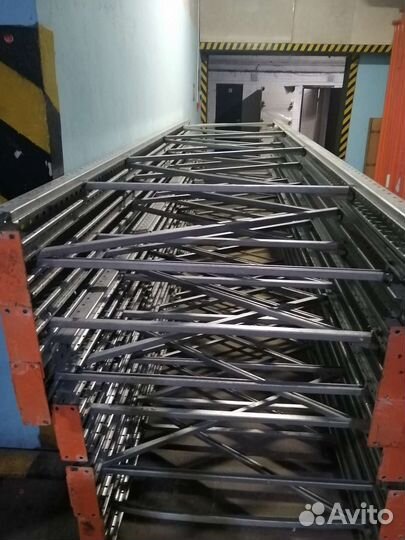 Стелажи палетные складские фронтальные бу
