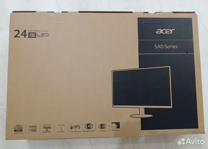 Новый монитор Acer SA240YAbi Black 75Hz 1920x1080