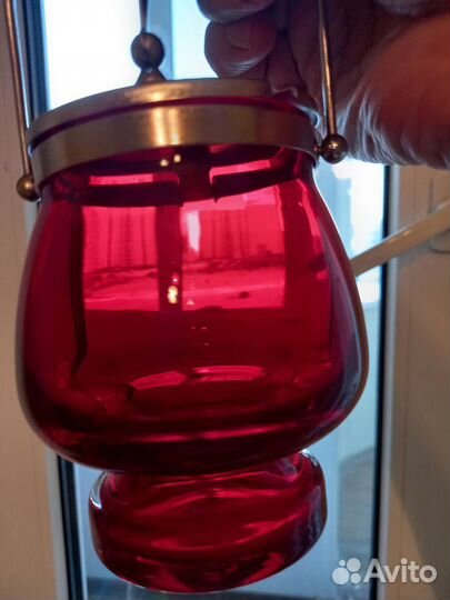 Сахарницы рубиновое стекло СССР