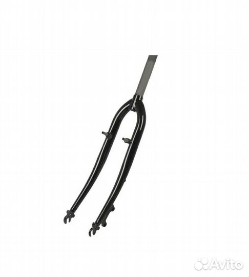 Вилка велосипедная ригидная стальная 27,5-29