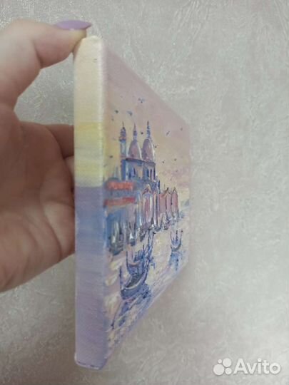 Картина маслом Венеция пейзаж маслом холст