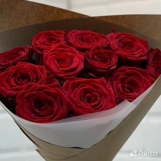 Цветы розы 11шт. и букеты с доставкой