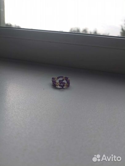 Кольцо из бисера