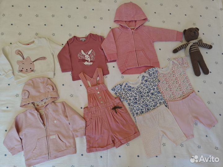 Пакет детской одежды для девочки 62-68 размер