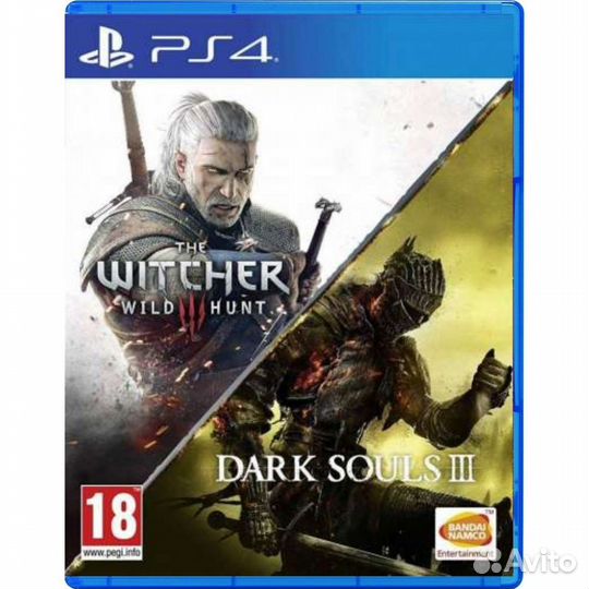 The Witcher 3: Wild Hunt + Dark Souls III PS4, анг