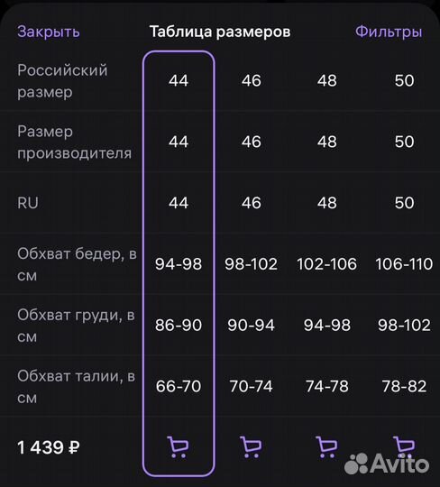 Медицинский халат женский б/у 44 размер
