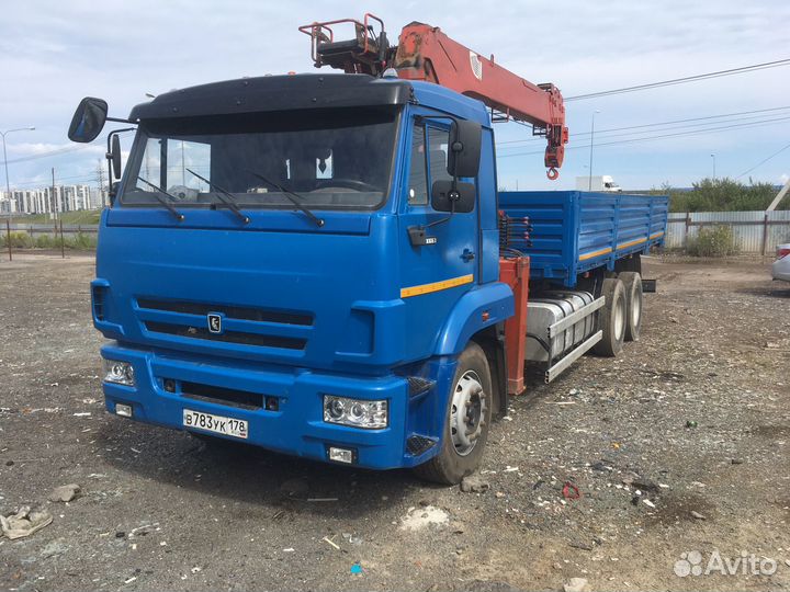 КамАЗ 65117-N3 с КМУ, 2013