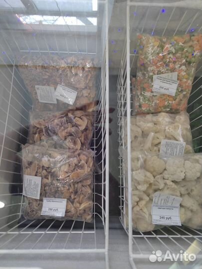 Замороженные ягоды и овощи