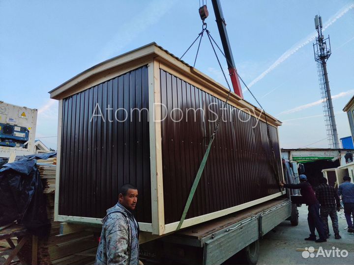 Бытовка металлическая хоз блок / С гарантией