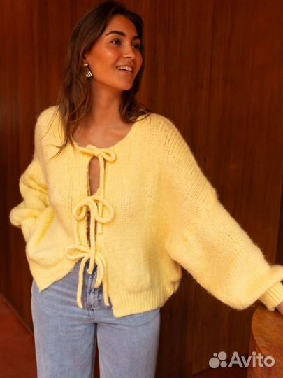 Кардиган на завязках