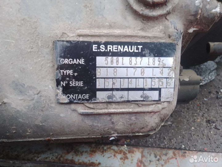 Кпп renault Б18, B18