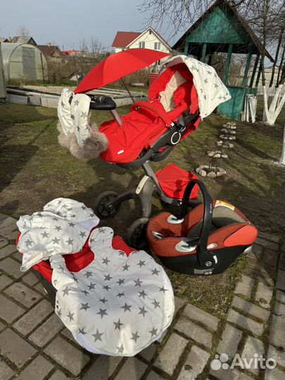 Коляска 3 в 1 Stokke