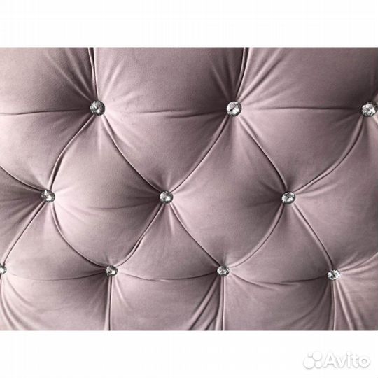 Кровать №4 1,6*2,0 м с подъемным механизмом - Банни 06 (микровелюр), Стразы