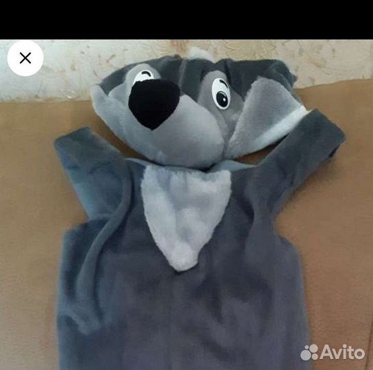 Новогодний костюм волка рост92-122