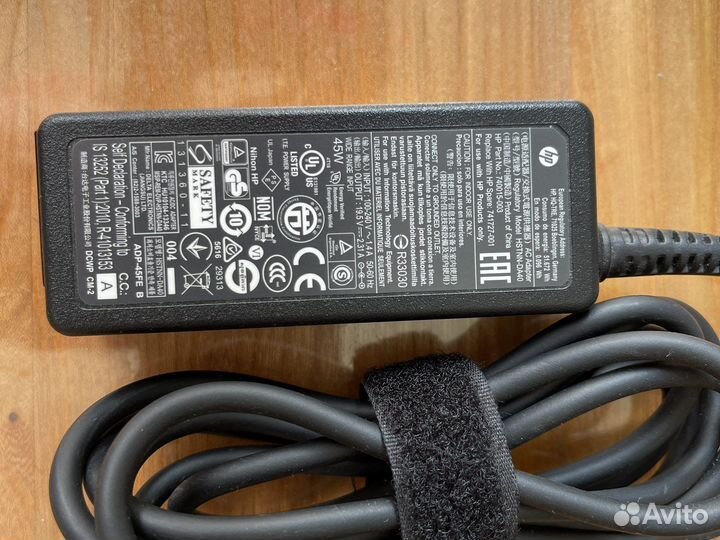 Блок питания для ноутбука hp 19.5v 45w