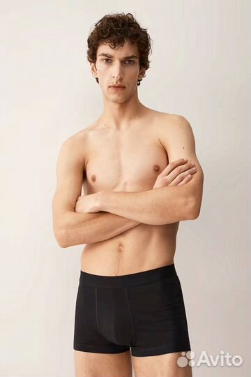 Мужские трусы боксеры short h&m 5шт размер M