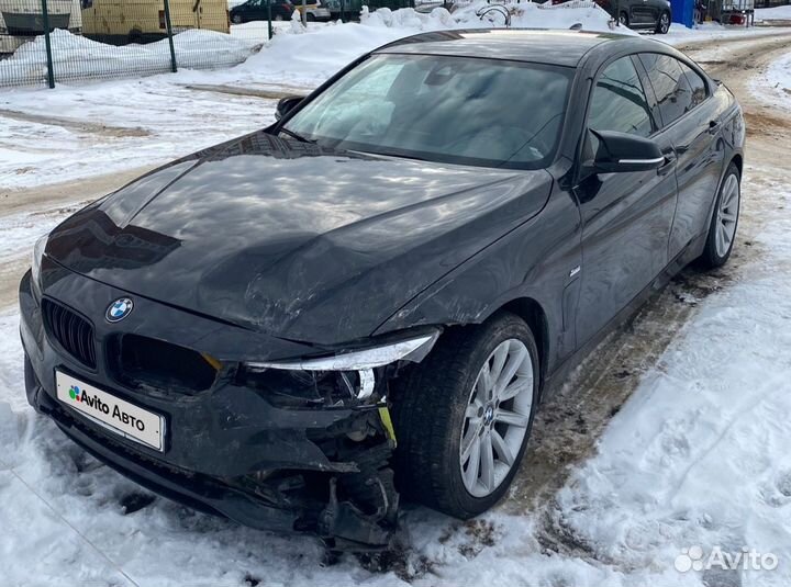 BMW 4 серия Gran Coupe 2.0 AT, 2018, битый, 90 000 км