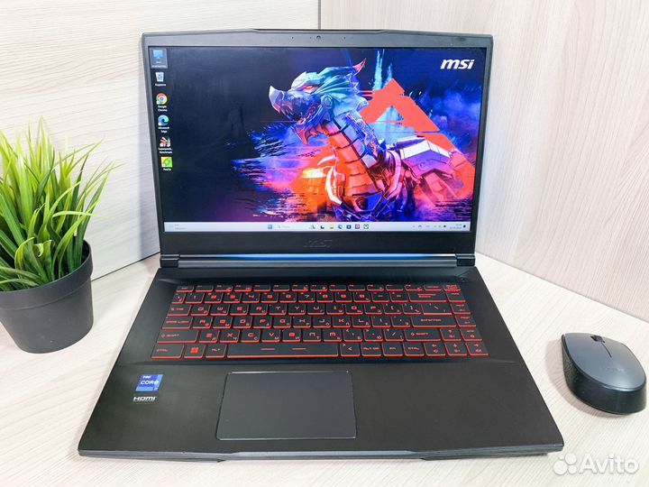 Игровой ноутбук MSI Core i7 8 ядер/RTX 3050/16Gb