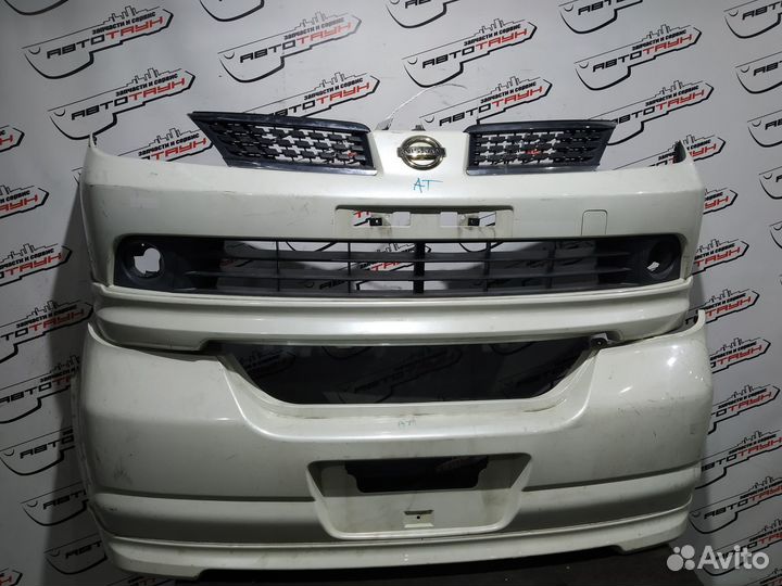 Обвес nissan tiida C11 JC11 NC11 tuning белый, QX1