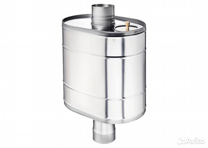 Бак для горячей воды на трубе