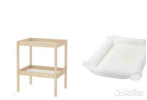 Пеленальный столик ikea+все необходимое к нему