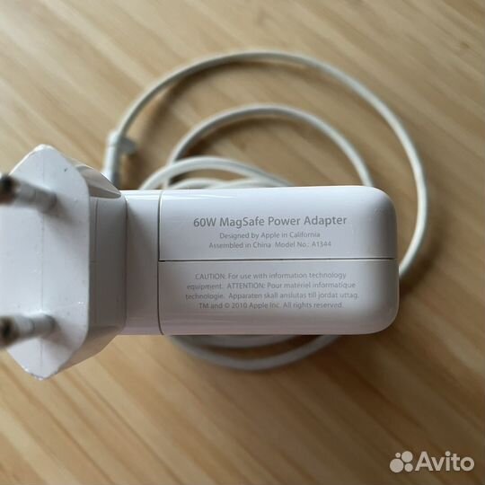 Magsafe power adapter 60w a1344 оригинал