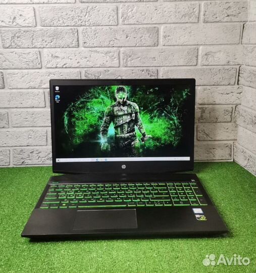 Игровой ноутбук Hp i5 8го/GTX 1060 Max-Q/16Ram