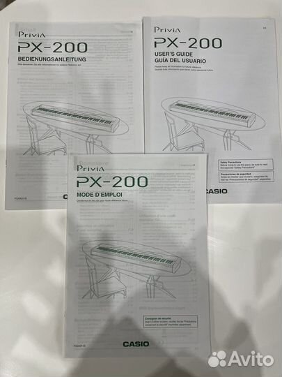 Инструкция к электронному пианино Casio