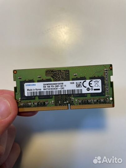 Оперативная память новая ddr4 sodimm 8gb 2400MHZ