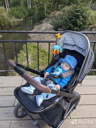 Коляска sweet baby 2 в 1 Ricci Steel Gray
