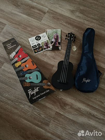 Укулеле Flight TUS-35E BK