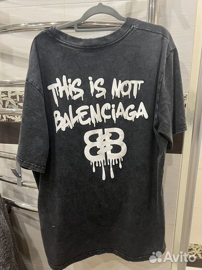 Balenciaga футболка оверсайз