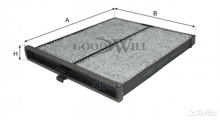 Фильтр салона угольный AG353CFC Goodwill