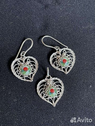 Гарнитуры Ростовская финифть Роспись на эмали