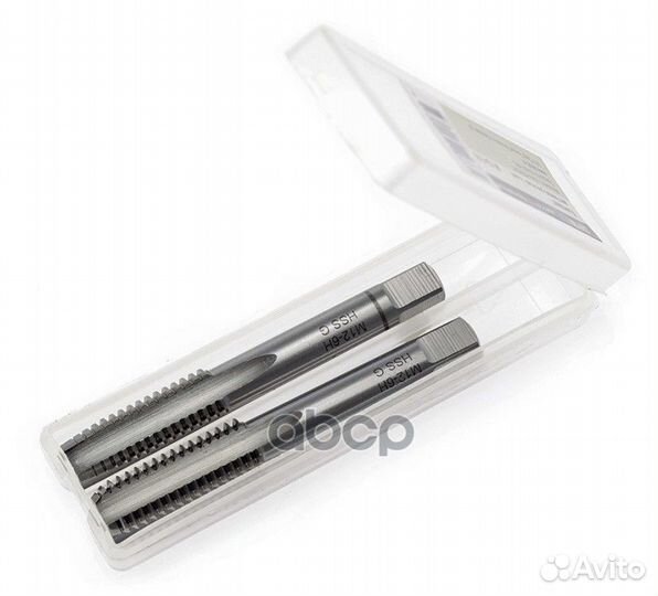 Комплект метчиков ручных 2 шт HSS4341 M5*0.8