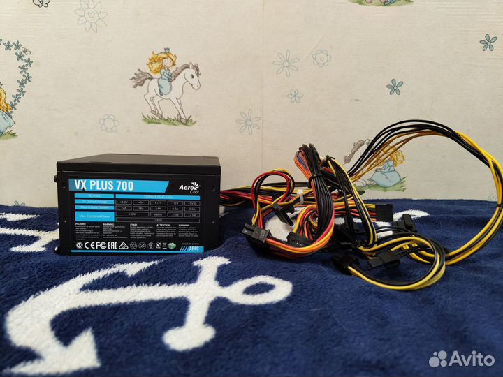 Блок питания aerocool vx plus 700w