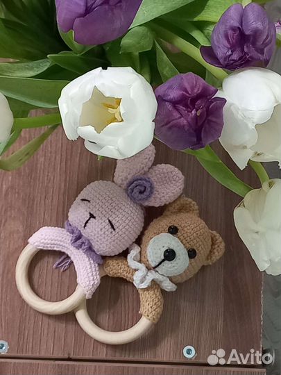 Игрушки погремушки ручной работы