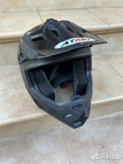Шлем ataki для мотоцикла
